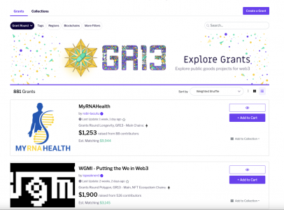 Gitcoin Grants Round 13-or GR13- 将于2022年3月24日截止