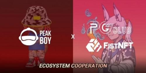 PeakBoyNFT与PGNFT Club、FistNFT达成生态合作
